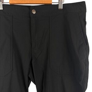 Columbia Saturday Trail II Knee Pants Womens 12 Black Hiking Capri outdoor